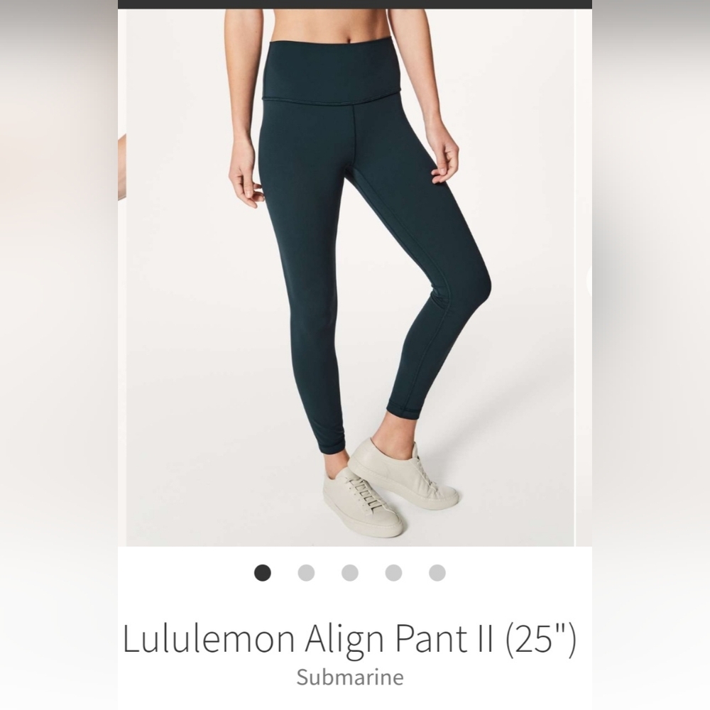 RARE NWT 🍋Lululemon🍋 Align Leggings Submarine Size 2